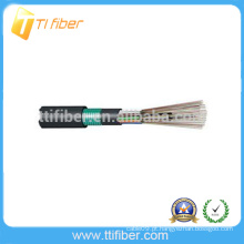 Cabo de duto externo MM 12 Core único modo 62.5um GYTY53 cabo de fibra óptica exterior